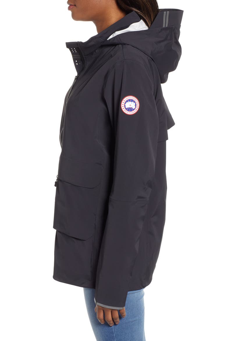 Pacificia Waterproof Jacket, Alternate, color, BLACK
