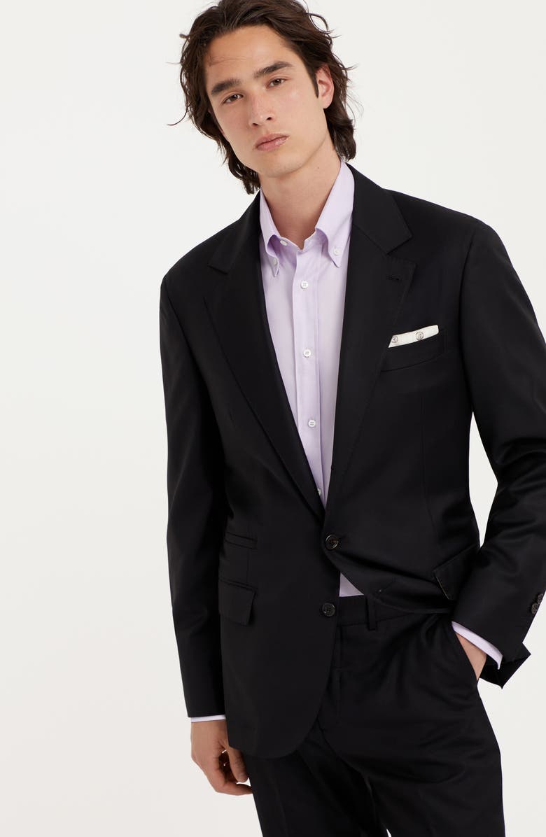 Brunello Cucinelli Twill blazer, Alternate, color, 