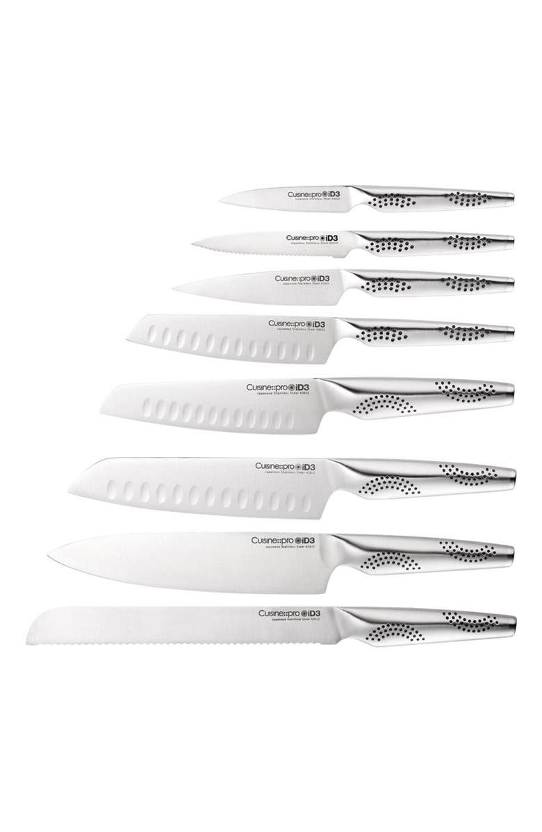 Cuisine::pro<sup>®</sup> iD3<sup>®</sup> Ryu Knife Block 9 Piece, Alternate, color, Silver