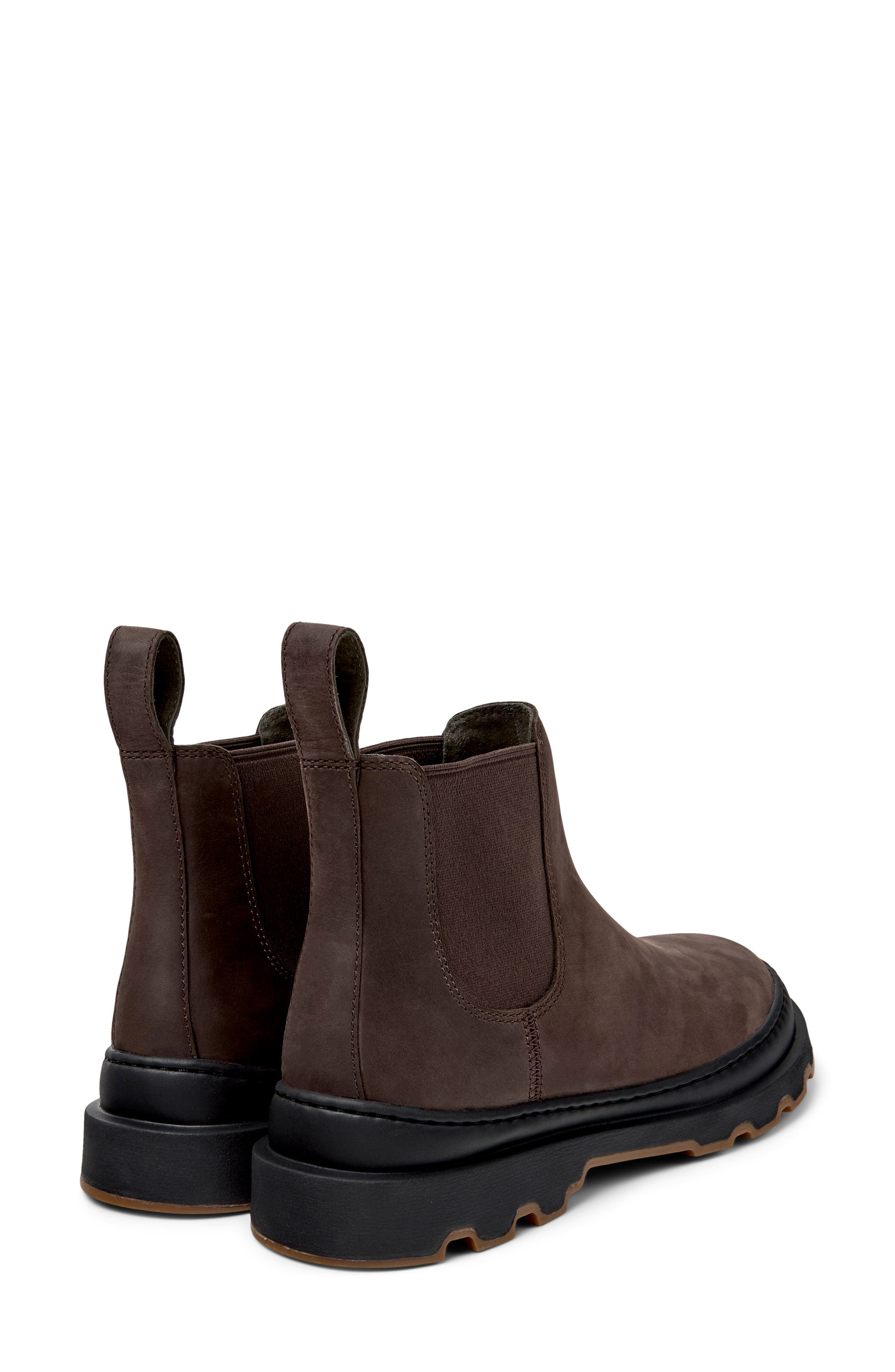 Camper Crazyhorse Chelsea Boot, Alternate, color, Dark Brown