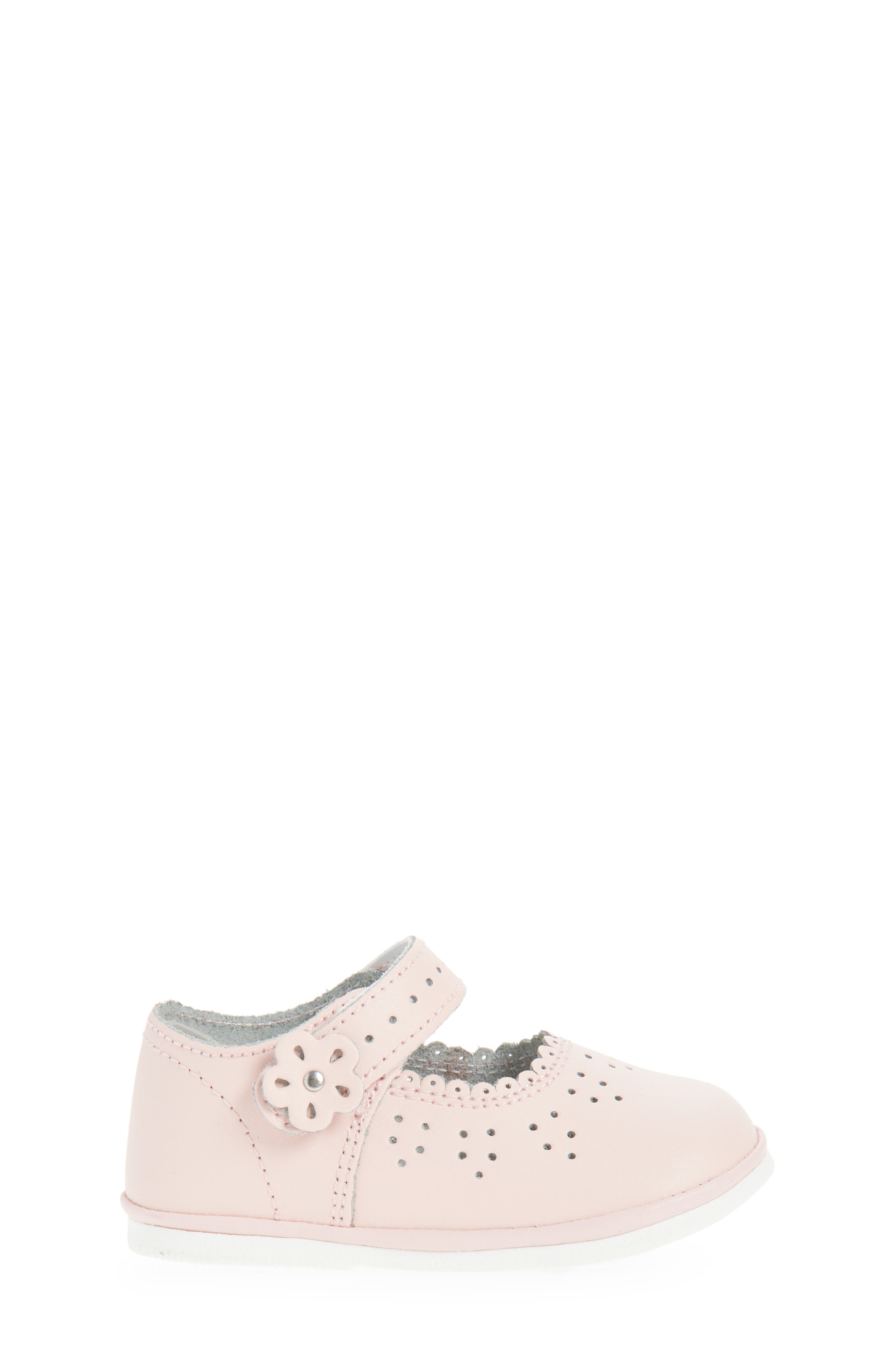 Kids' Mia Scallop Mary Jane Flat, Alternate, color, PINK