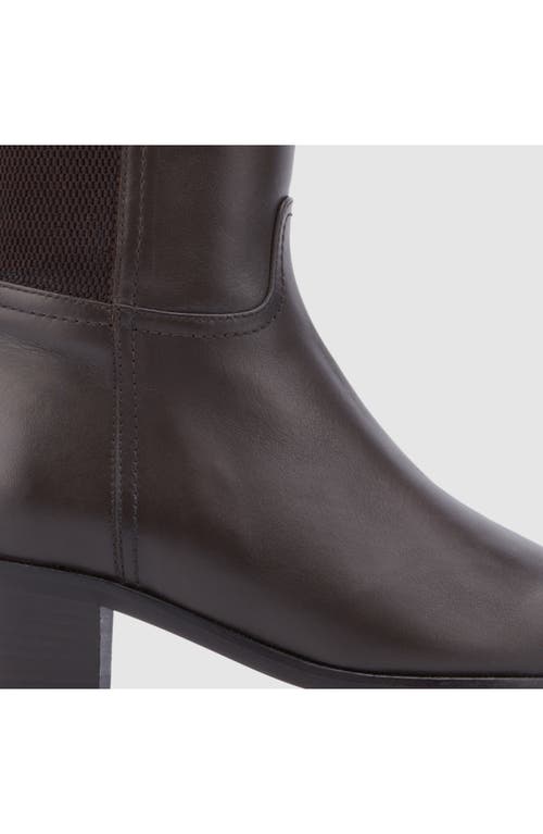 Aquatalia Ricarda Weatherproof Knee High Boot In Brown