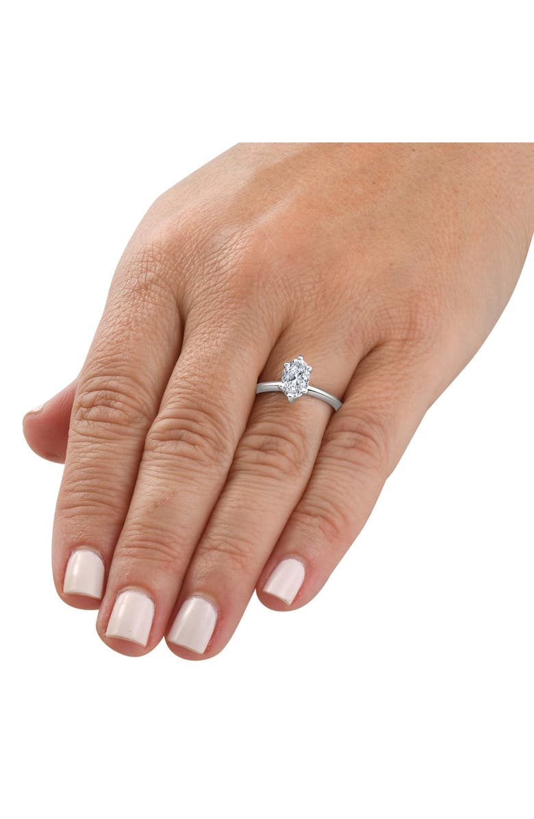 Bliss Diamond Platinum 1 Ct Oval Diamond Solitaire Engagement Ring Lab Grown, Alternate, color, 
