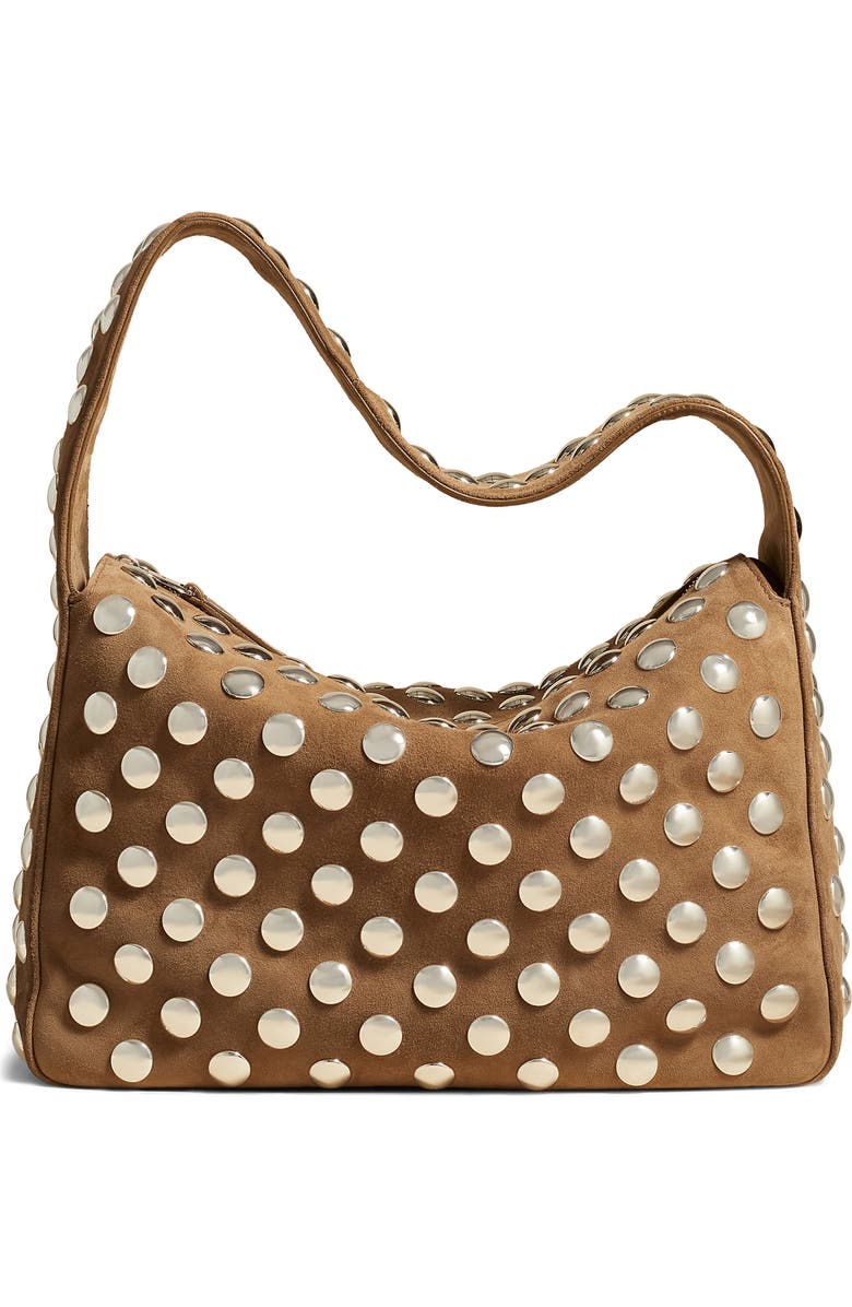 Khaite Elena Stud Shoulder Bag, Main, color,