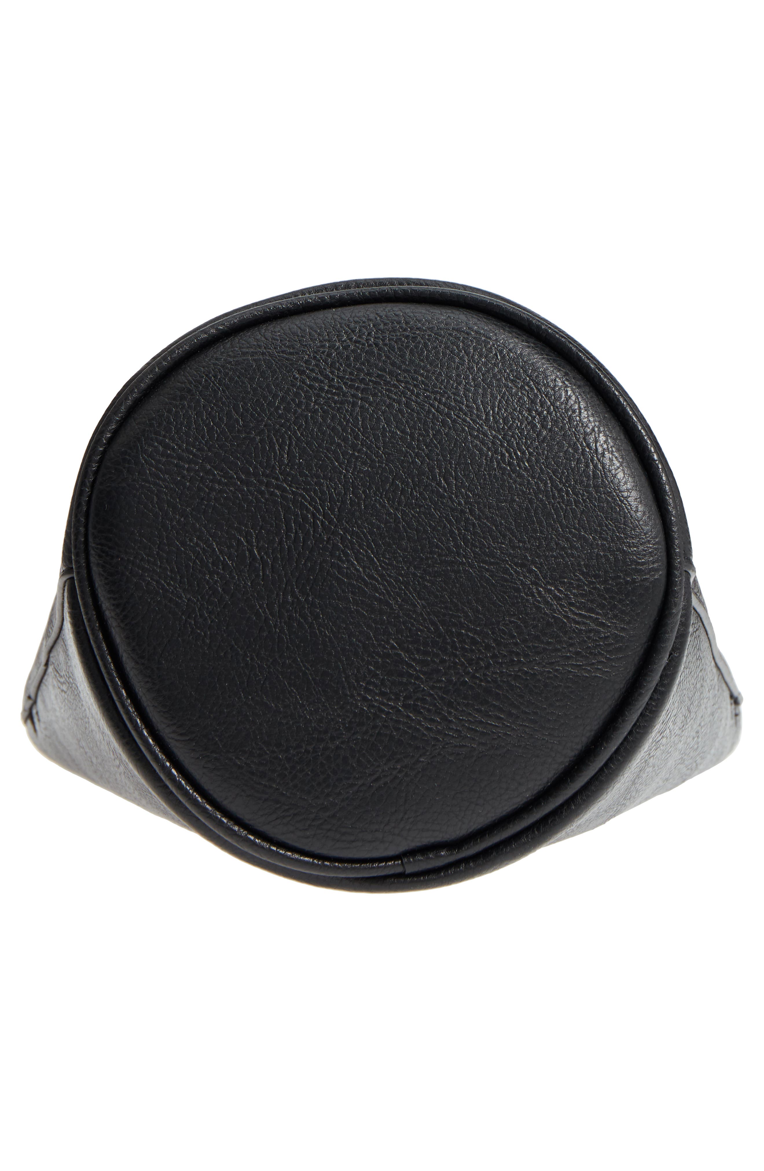 Mali + Lili Ilia Vegan Leather Ring Handle Bucket Bag, Alternate, color, 