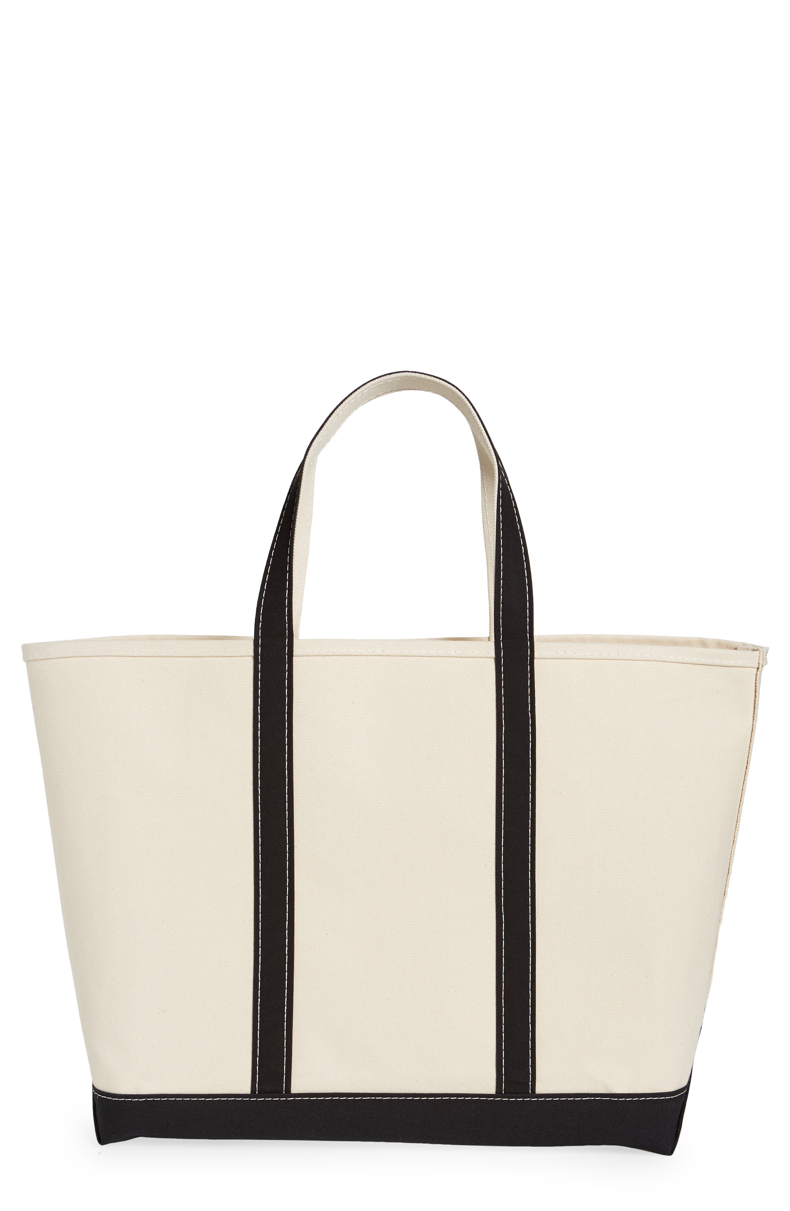 L.L.Bean Boat & Tote Cotton Canvas Bag, Main, color, 