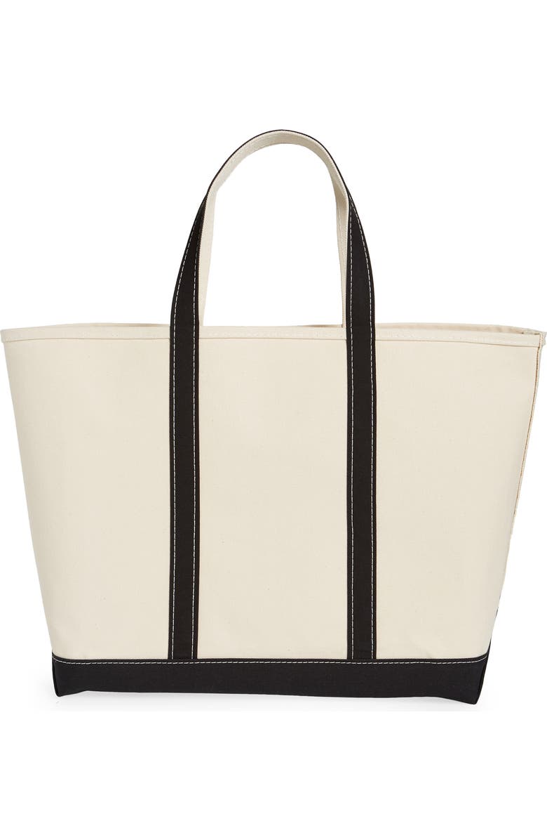 L.L.Bean Boat & Tote Cotton Canvas Bag, Main, color,