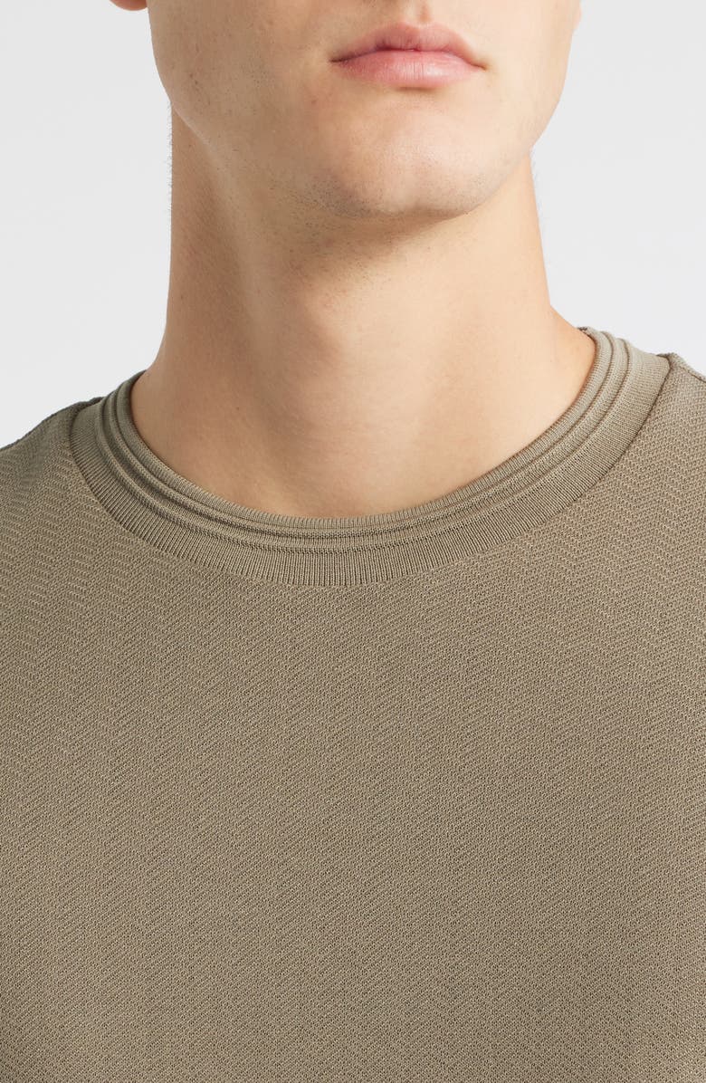 BOSS Thompson Cotton T-Shirt, Alternate, color, Open Brown