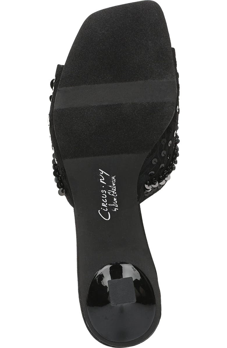 Circus NY by Sam Edelman Juliana Sequin Sandal, Alternate, color, Black