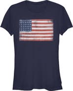 Lost Gods Juniors Lost Gods American Flag and Proud T Shirt