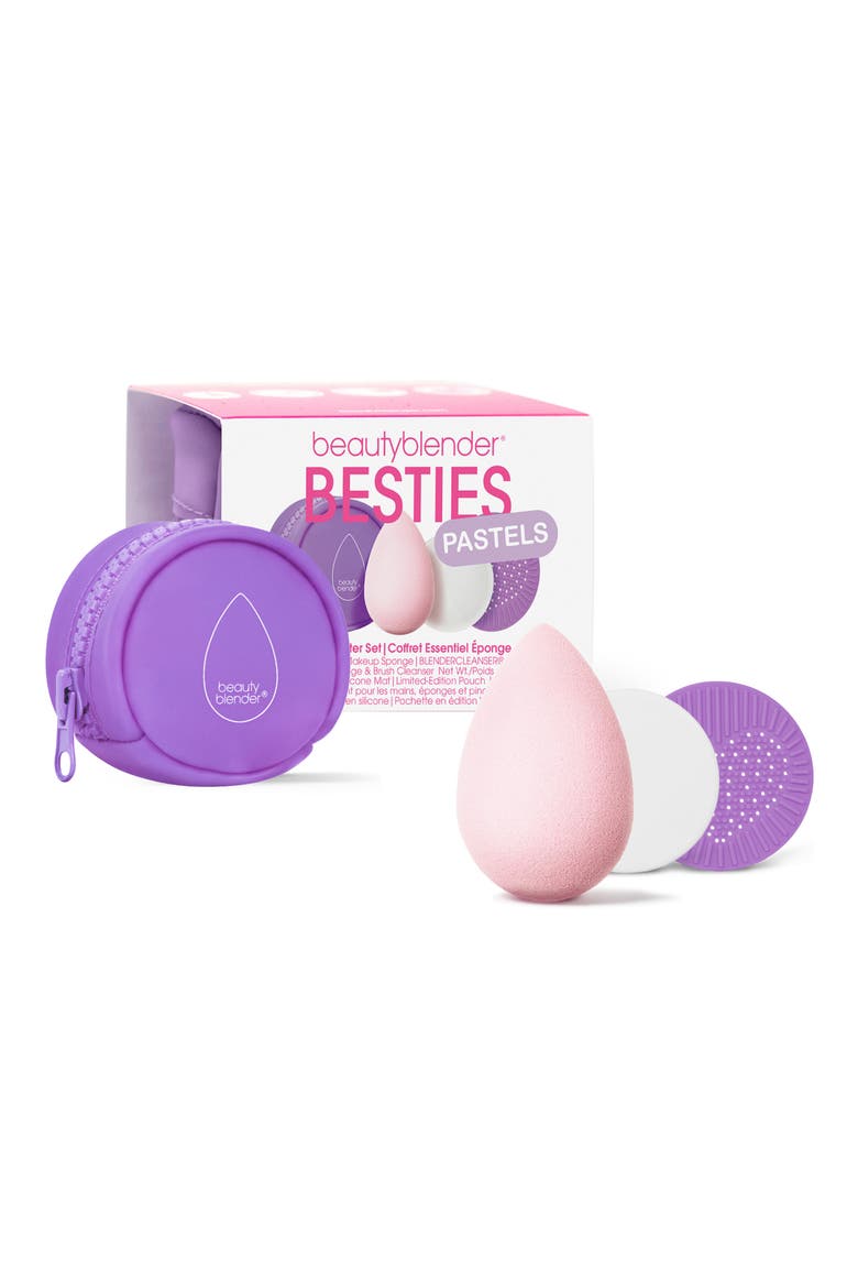 Besties Pastels Blend & Cleanse Starter Set $29 Value, Main, color, SOFT PINK BLENDER