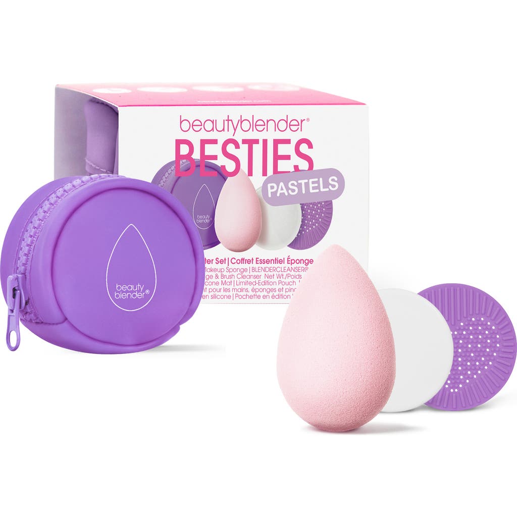 beautyblender Besties Pastels Blend & Cleanse Starter Set $29 Value in Soft Pink Blender  product
