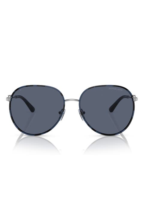 58mm Pilot Polarized Sunglasses