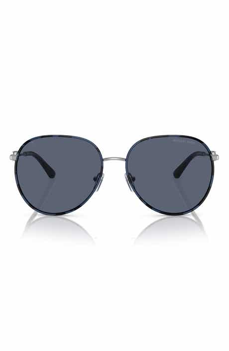 58mm Pilot Polarized Sunglasses