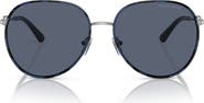 Michael Kors 58mm Pilot Polarized Sunglasses
