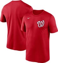 Nike Men's Nike Red Washington Nationals Wordmark Legend T-Shirt