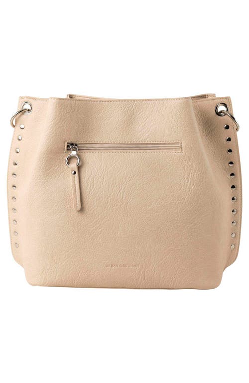Urban Originals Triangle Vegan Leather Tote In Cream
