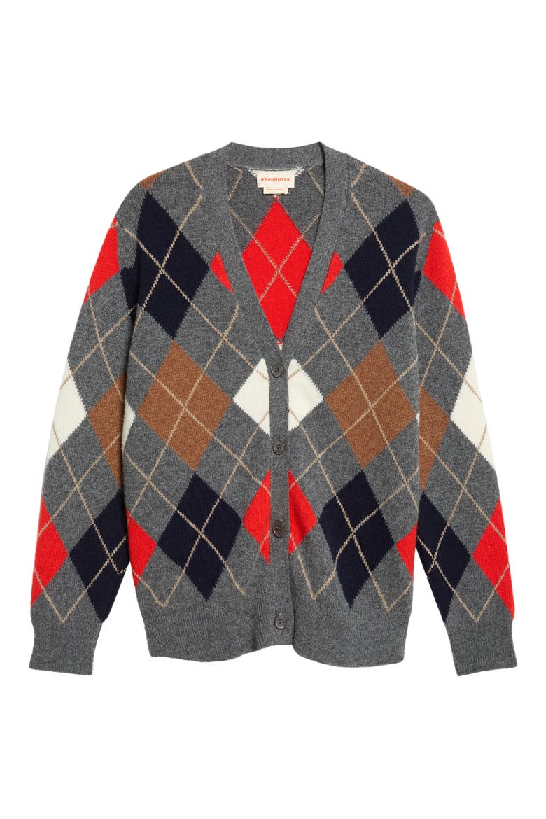 Ava Argyle Cardigan, Alternate, color, DERBY GREY