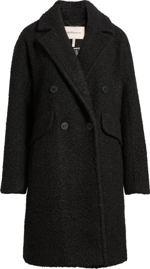 BCBGeneration Double Breasted Bouclé Coat | Nordstrom