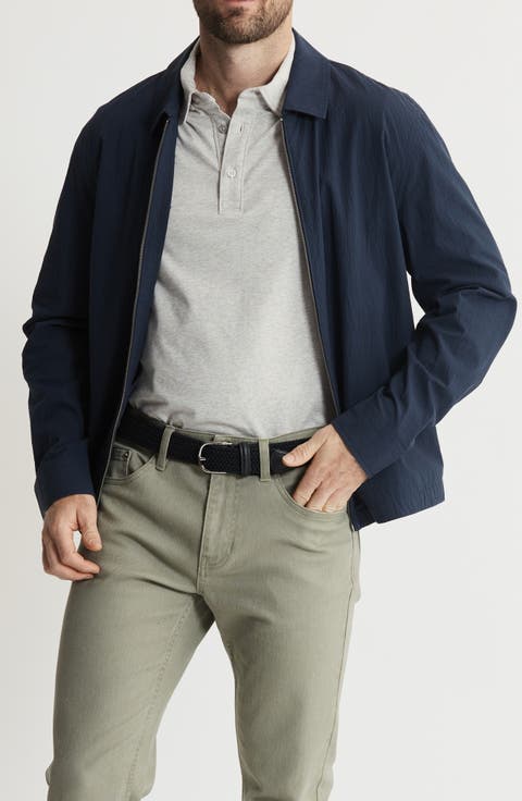 Charles Cotton & Tencel® Lyocell Blend Seersucker Zip Jacket