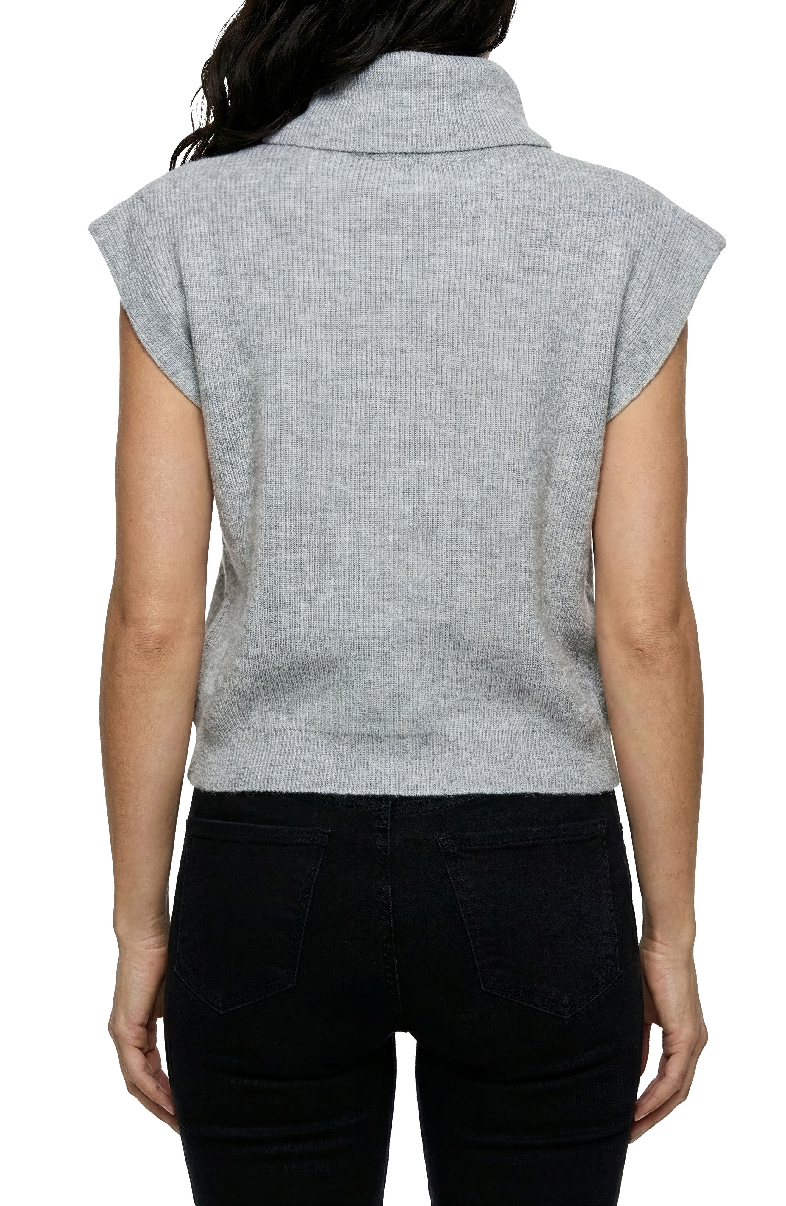 Sleeveless Turtleneck Sweater - image 2