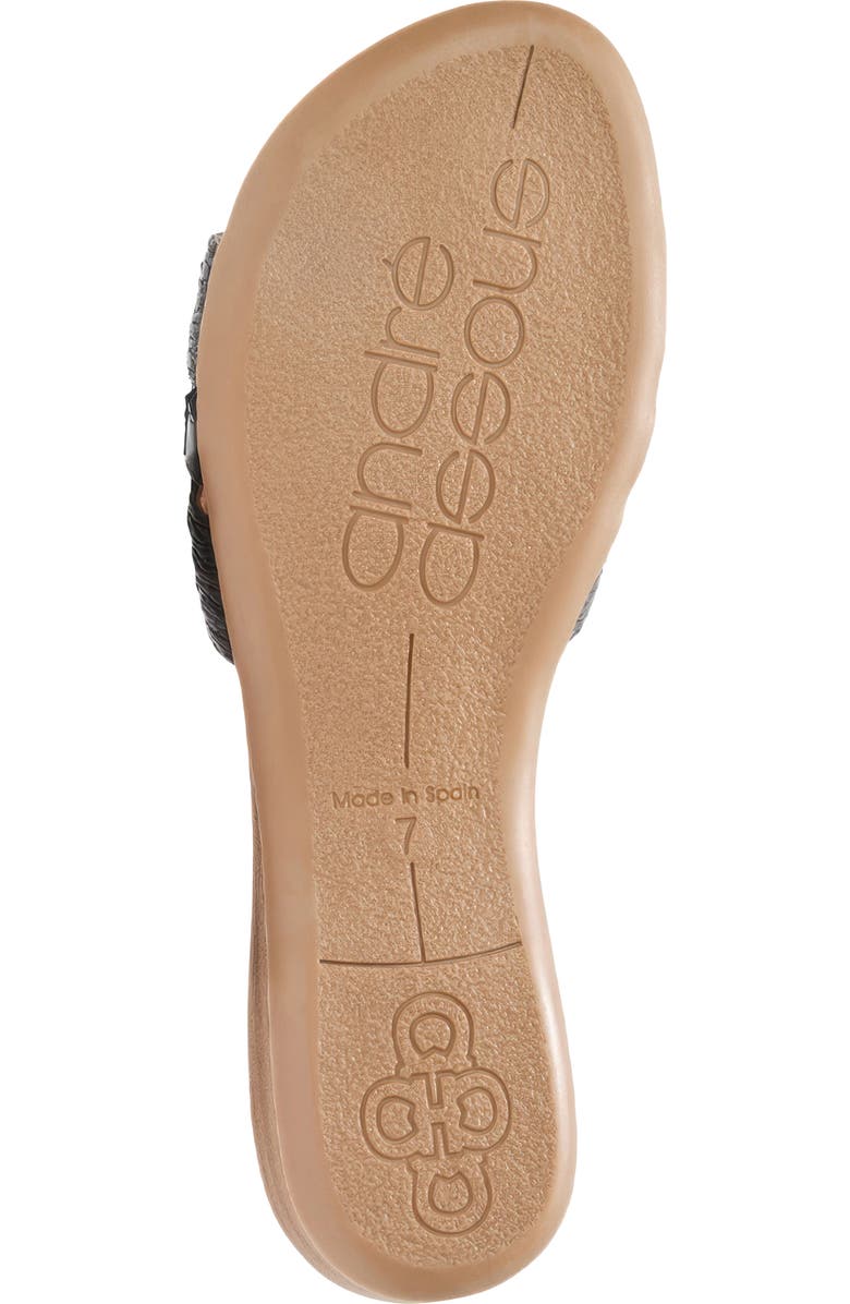 André Assous Neela Slide Sandal, Alternate, color, Black