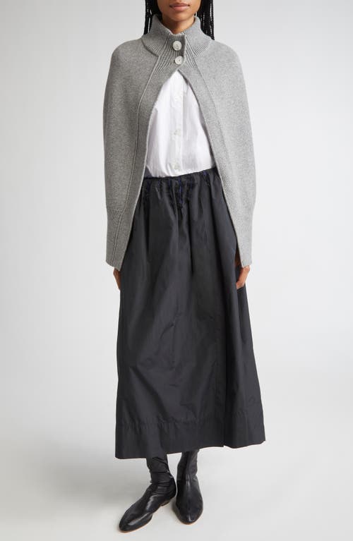 Nackiyé Nackiyè Roxalena Merino Wool & Cashmere Cape In Gray
