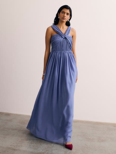 Sevilla Silk Chiffon Maxi Dress