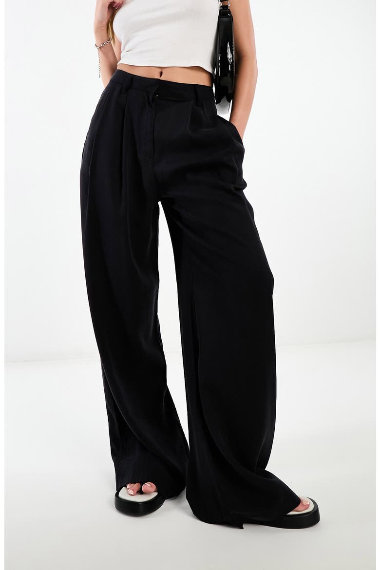 Wide Leg Pants, Alternate, color, BLACK