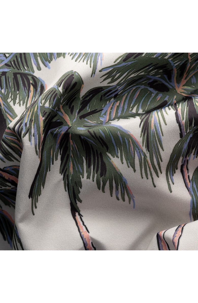 Eton Palm Tree Swim Trunks, Alternate, color, Green