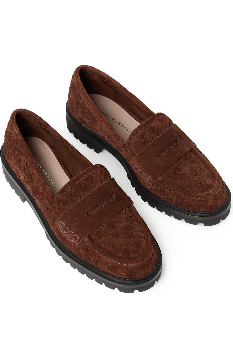 Loeffler Randall Rina Penny Loafer, Alternate, color, Espresso