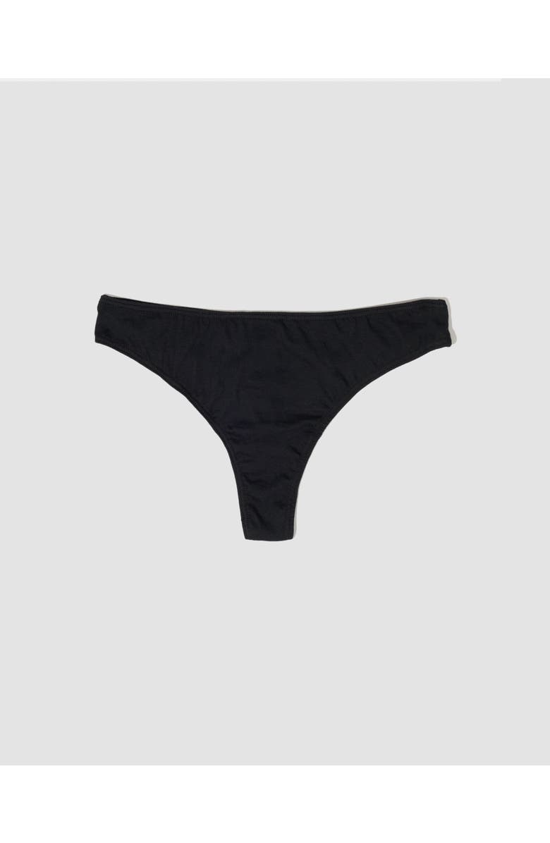 ODDOBODY Organic Cotton Thong, Main, color, Midnight