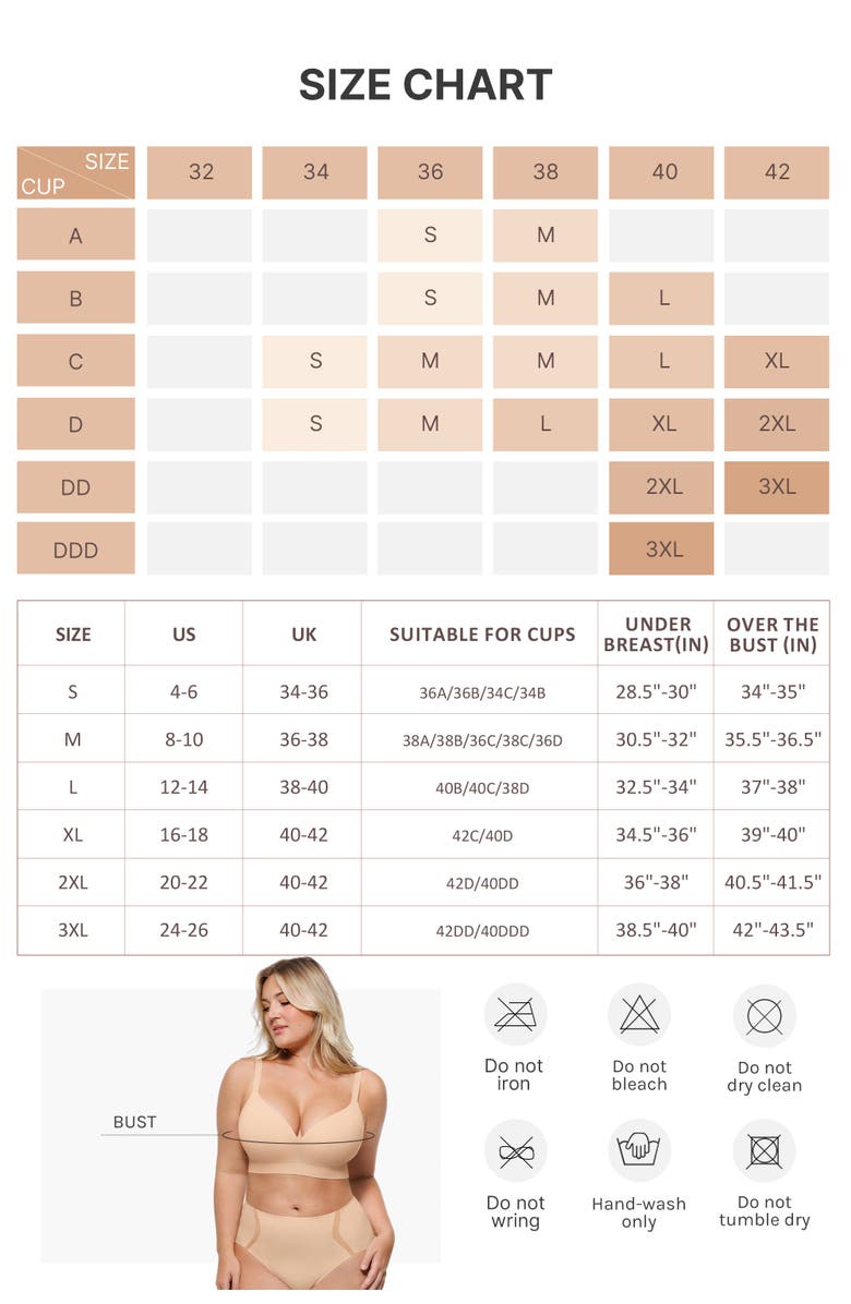 Shapellx Wireless Seamless T-Shirt Bra, Alternate, color, Jet Black