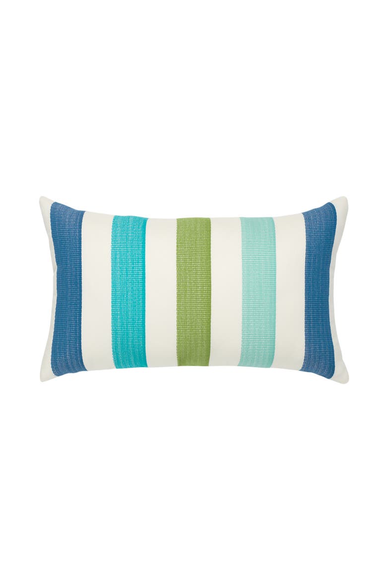 Rhodes Stripe Indoor & Outdoor Woven Accent Pillow, Main, color, Multi