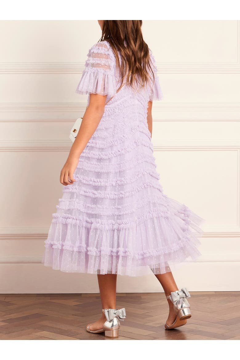Amara Ruffle Kids DressToddler, Little Kid, Big Kid, Alternate, color, Lavender