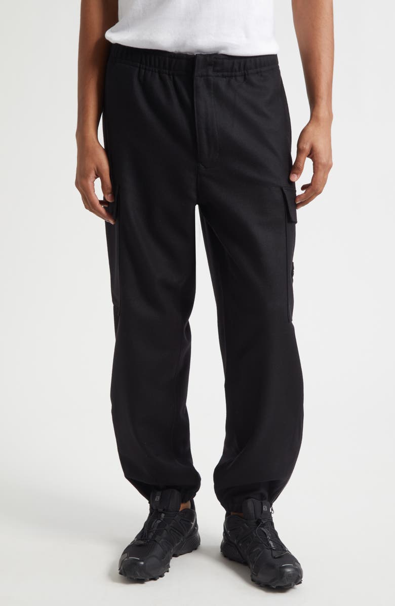 Stone Island Ghost Cargo Joggers, Main, color, Black