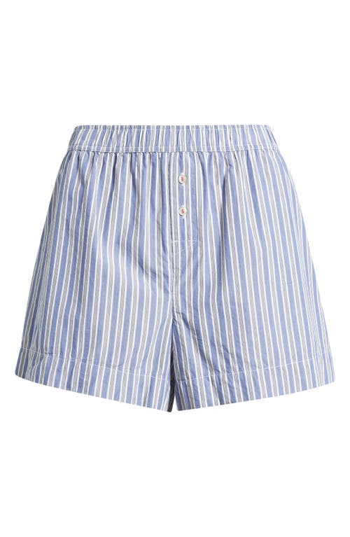 Open Edit Oversize Boyfriend Boxer Shorts In Multi