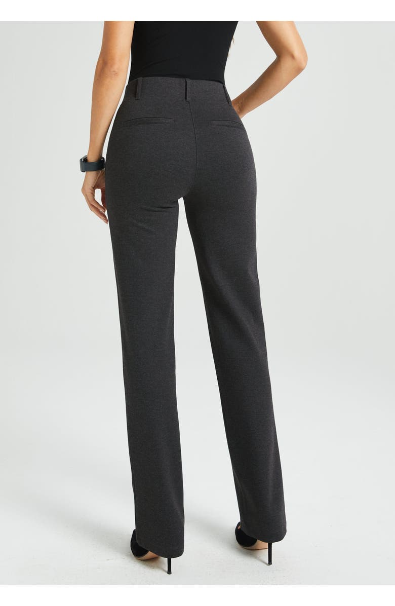 Betabrand Classic DPYP Dress Pant Yoga Pants | Straight, Alternate, color, Charcoal