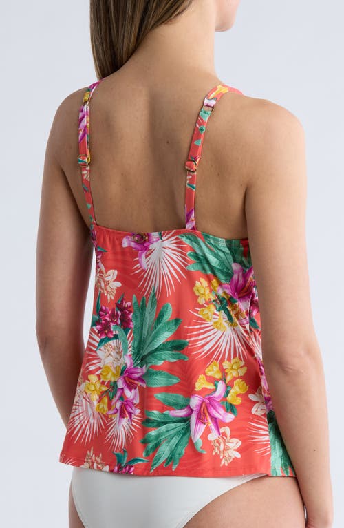 Jantzen Audrey Drape Tankini Bikini Top