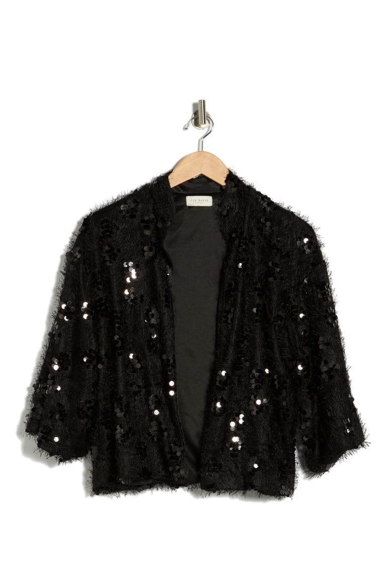 Sequin Topper, Alternate, color, BLACK