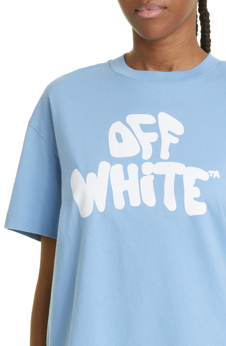 Off-White '70s Logo Cotton Graphic Tee, Alternate, color,