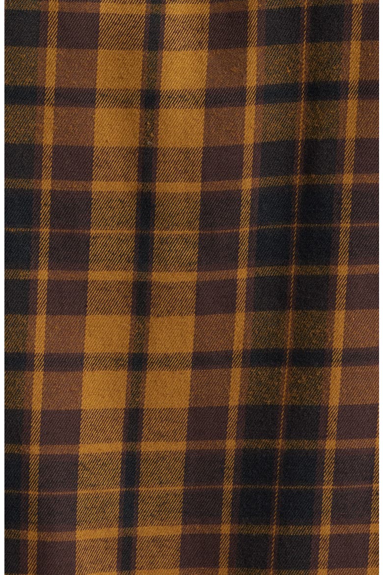 Tanglewood Plaid Flannel Button-Up Shirt, Alternate, color, BLACK/ BROWN