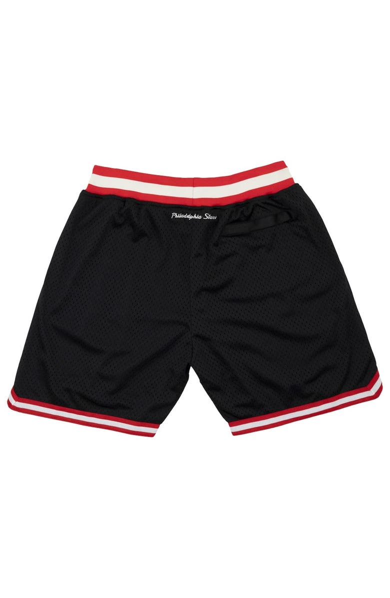 RINGS & CRWNS Men's Rings & Crwns Black Philadelphia Stars Replica Mesh Shorts, Alternate, color, Black