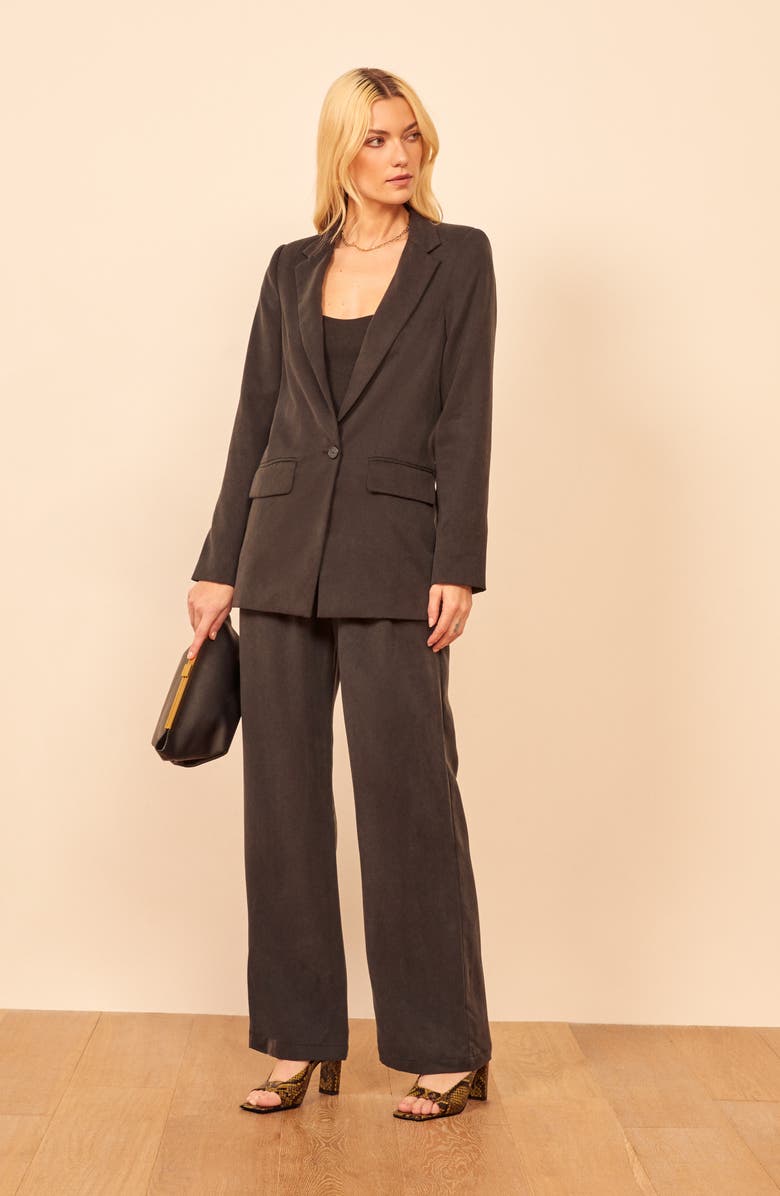 Reformation Major Twill Blazer, Alternate, color,