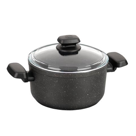 Ornella 2 Piece 5 Liter Aluminum Nonstick Casserole Dish with Lid
