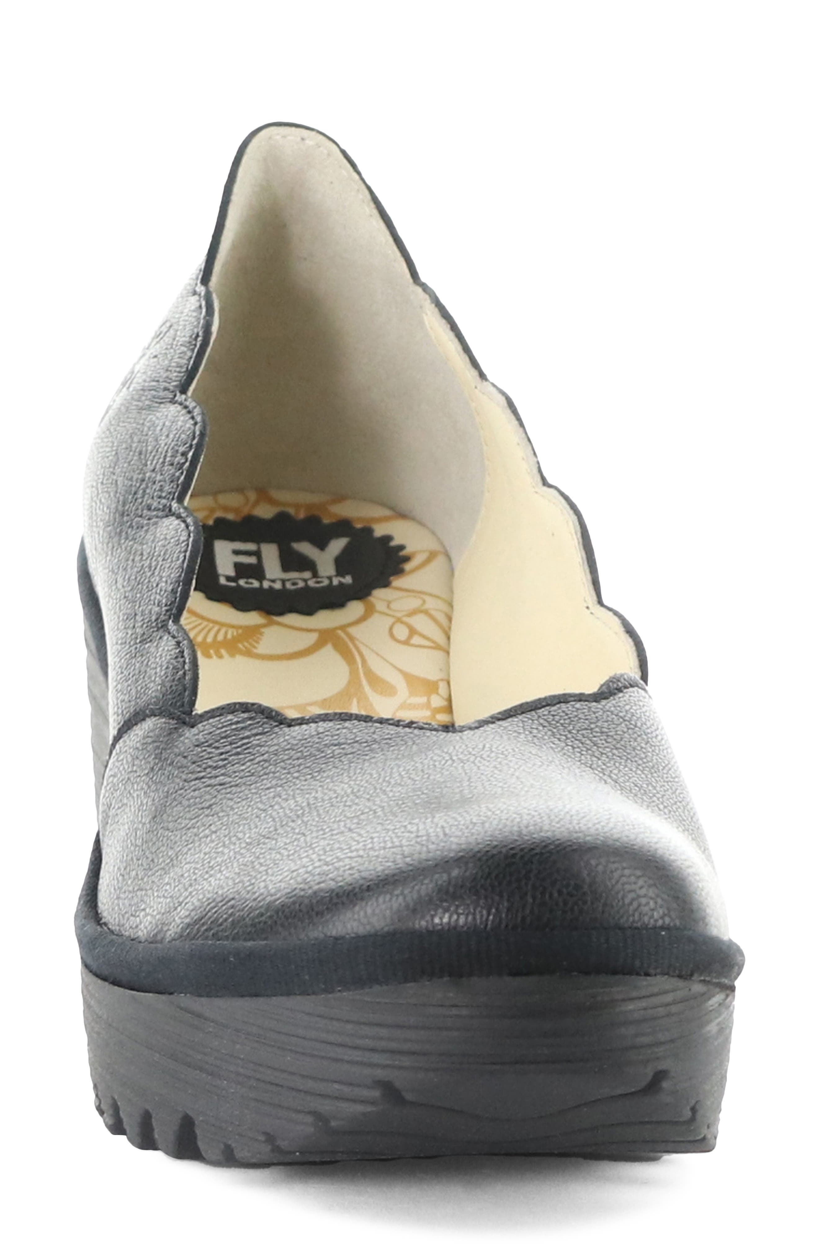 Yerk Wedge Pump, Alternate, color, BLACK SMOOTH LEATHER