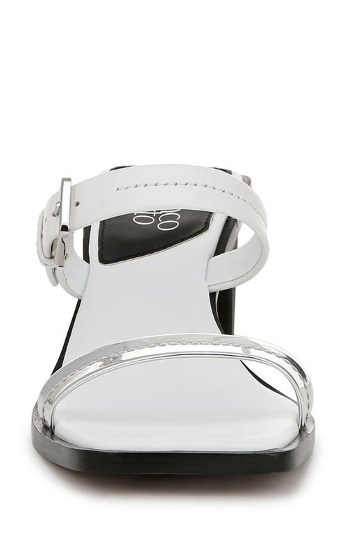 Franco Sarto Frenza Two Strap Sandal In Silver