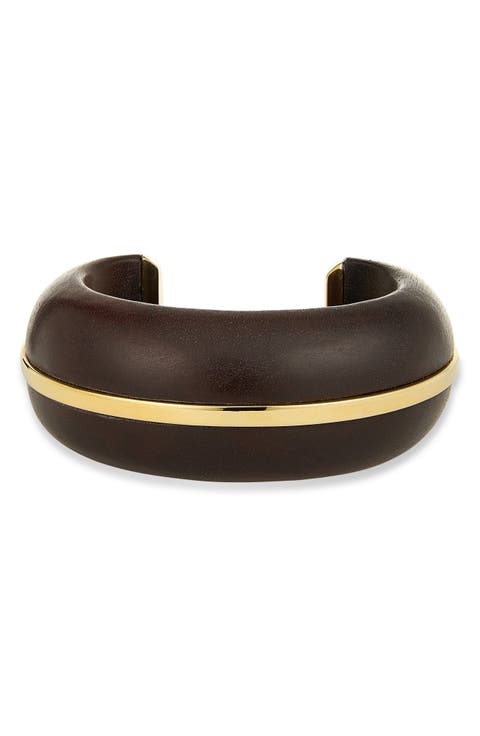 Halo Acacia Wood Cuff