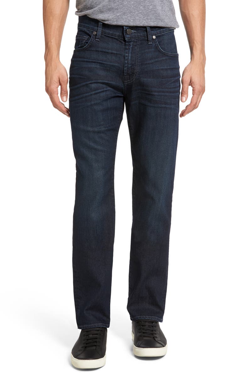 7 For All Mankind The Straight Airweft Jeans, Main, color, Perennial