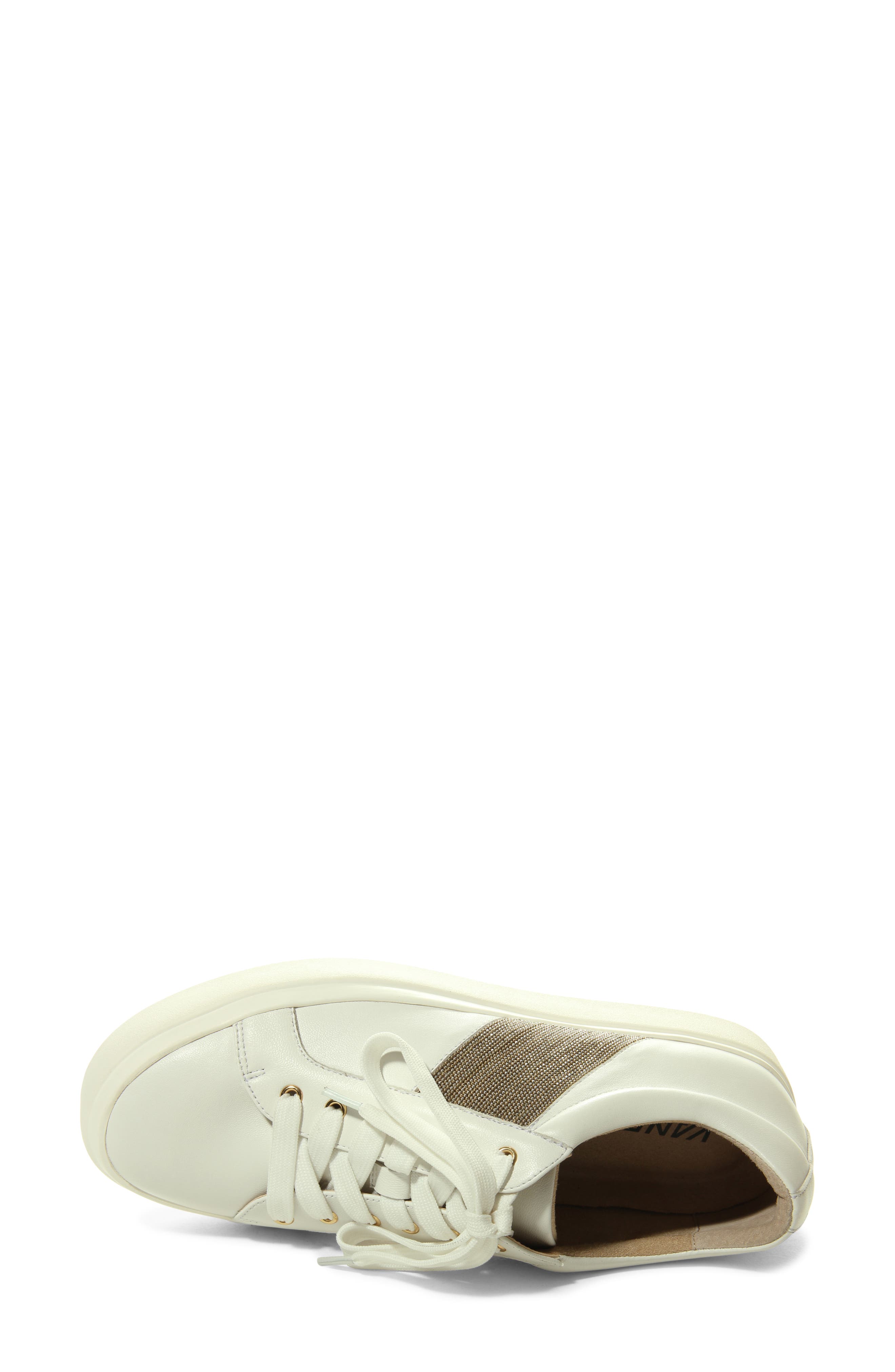 VANELi Yavin Leather Sneaker, Alternate, color, White Nappa